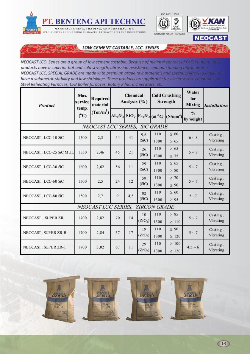 10 LOW CEMENT CASTABLE, LCC- SERIES SiC GRADE-page-001