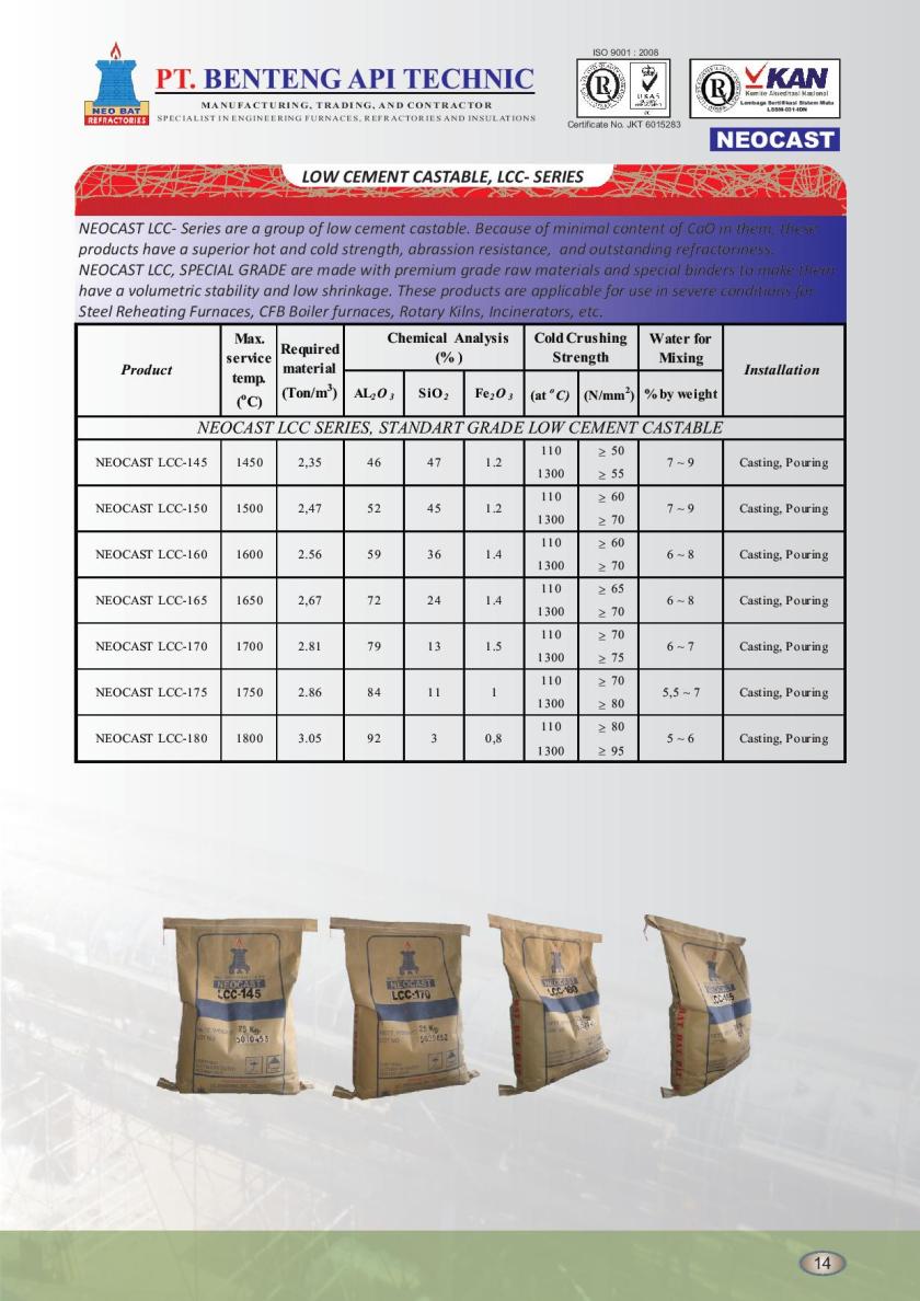 8 LOW CEMENT CASTABLE, LCC- SERIES-page-001
